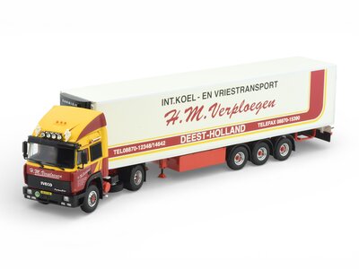 Tekno Tekno Iveco TurboStar with 3-axle reefer trailer  H.M. VERPLOEGEN