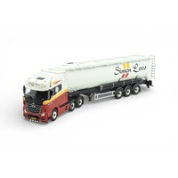 Tekno Mercedes Actros with 3-axle zamac silotrailer SIMON LOOS
