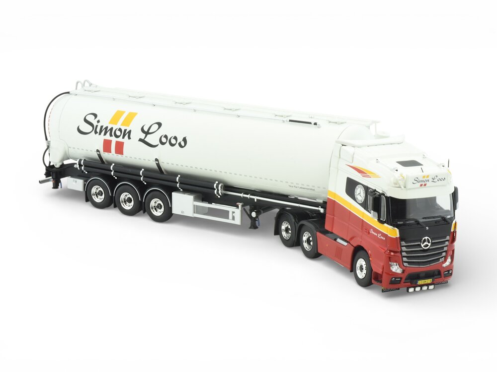 Tekno Tekno Verlengde Mercedes Actros met 3-as zamac silotrailer SIMON LOOS