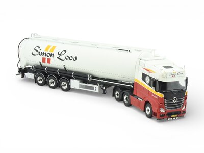 Tekno Tekno Mercedes Actros with 3-axle zamac silotrailer SIMON LOOS