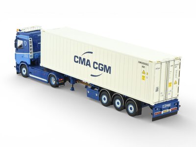 Tekno Tekno Scania Next Gen S540 with 40ft. reefer container P. VISSER