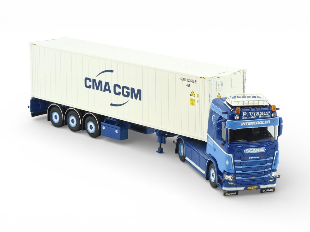 Tekno Tekno Scania Next Gen S540 met 40ft. koel container P. VISSER