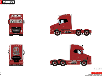 WSI WSI Volvo Vlastuin Torpedo VT5 6x2 MALCOLM Group Brookfield Scotland