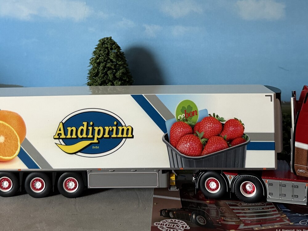 Tekno Tekno Scania Next Gen R Highline + 3-axle reefer trailer RONNY CEUSTERS