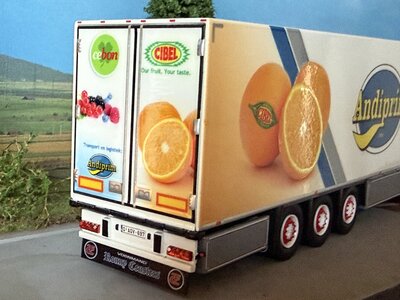 Tekno Tekno Scania Next Gen R Highline + 3-axle reefer trailer RONNY CEUSTERS