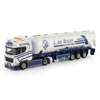 WSI Scania R Highline 4x2 with 3-axle tipper bulk trailer JOEY VERBAAN