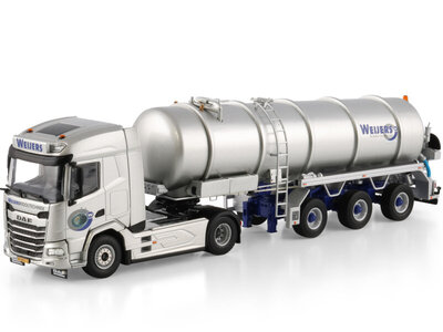 WSI WSI DAF XF SH met 3-as vacuum tanktrailer WEIJERS RIOOLTECHNIEK