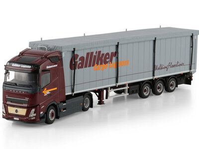WSI WSI Volvo FH aero Globetrotter electric with 3-axle volume trailer GALLIKER