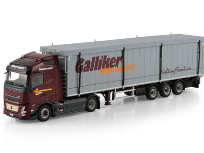 WSI WSI Volvo FH aero Globetrotter electric with 3-axle volume trailer GALLIKER