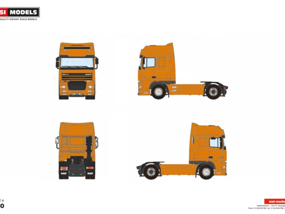 WSI WSI DAF 95 XF super space cab  PREMIUM LINE