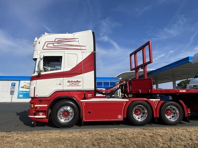 Tekno Tekno Scana R-serie Topline 6x2 sleepas truck SCHEUFLER