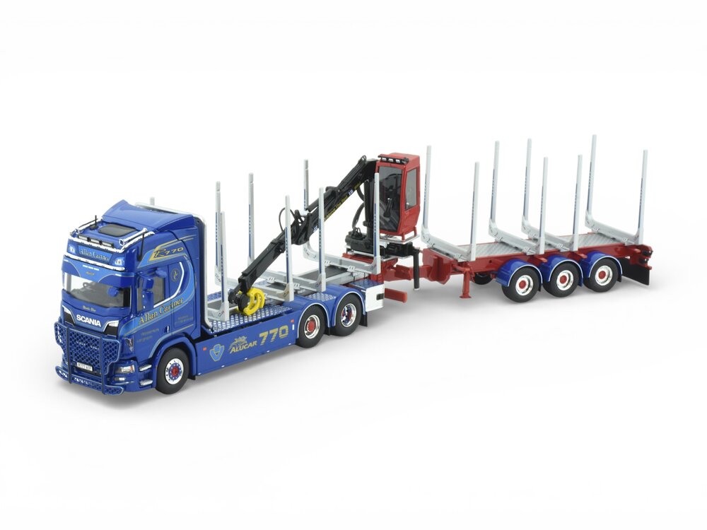 Tekno Tekno Scania Next Gen R770 Highline rigid truck wood combi ALLEN CARTNER