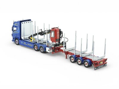 Tekno Tekno Scania Next Gen R770 Highline rigid truck wood combi ALLEN CARTNER