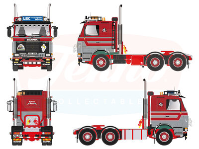 Tekno Tekno Scania 142H 6x2 ANDREA JONSSON