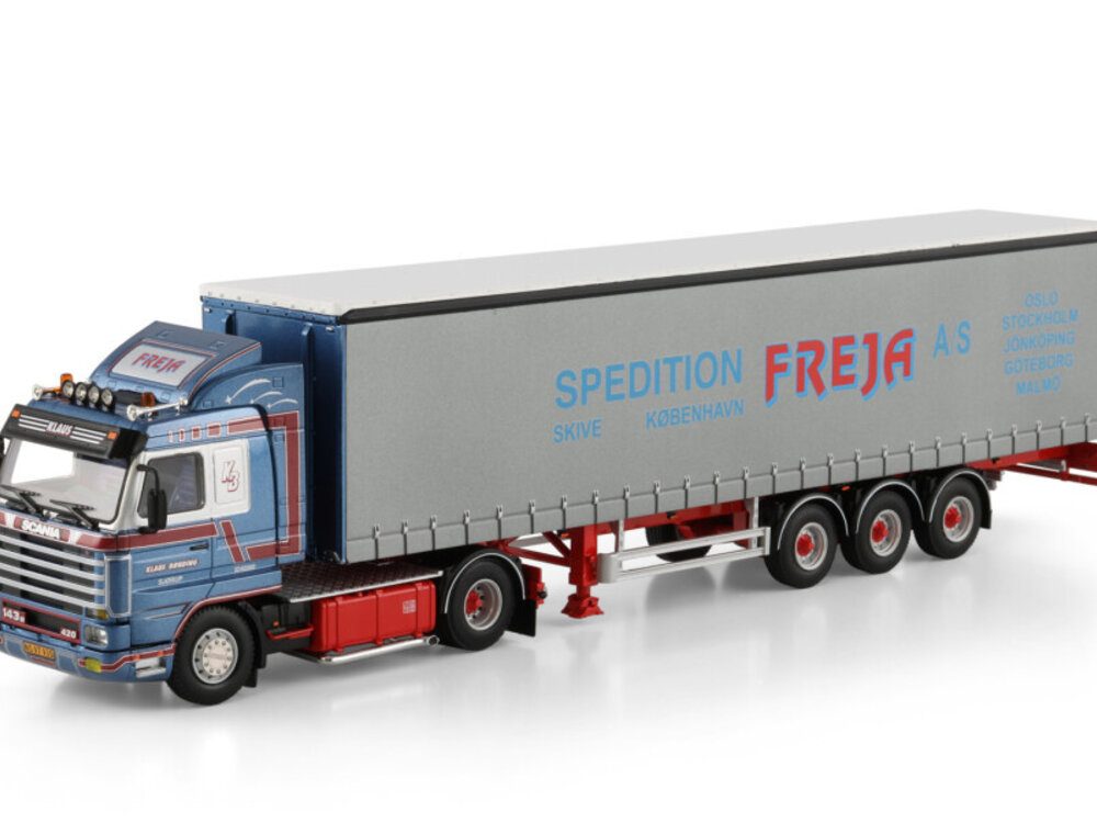 WSI WSI Scania 143M Streamline with 3-axle curtainside trailer KLAUS BONDING