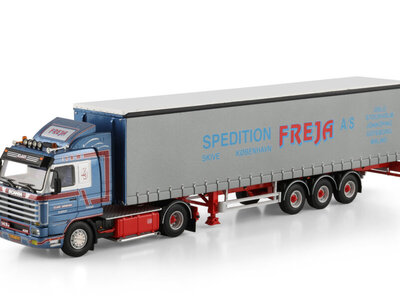 WSI WSI Scania 143M Streamline with 3-axle curtainside trailer KLAUS BONDING