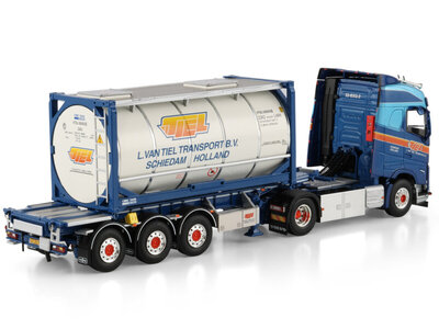 WSI WSI Volvo FH5 Globetrotter 4x2 with 3-as 30ft. container trailer + 20ft. container L. VAN TIEL