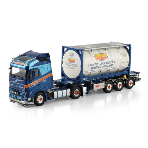 WSI WSI Volvo FH5 Globetrotter 4x2 with 3-as 30ft. container trailer + 20ft. container L. VAN TIEL