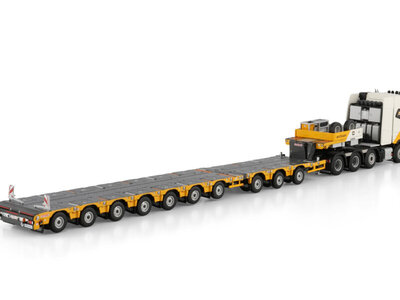 WSI WSI Volvo FH5 Globetrotter 8x4  with 7-axle manoovr + 3-axle dolly AERTSSEN
