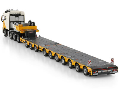 WSI WSI Volvo FH5 Globetrotter 8x4  with 7-axle manoovr + 3-axle dolly AERTSSEN