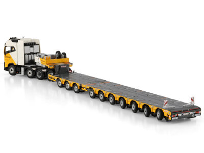 WSI WSI Volvo FH5 Globetrotter 8x4  with 7-axle manoovr + 3-axle dolly AERTSSEN