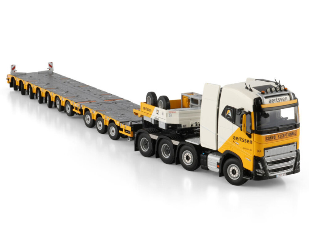WSI WSI Volvo FH5 Globetrotter 8x4  with 7-axle manoovr + 3-axle dolly AERTSSEN