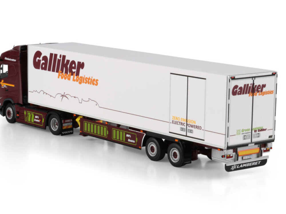 WSI WSI Volvo FH aero Globetrotter electric met 2-as koeloplegger GALLIKER