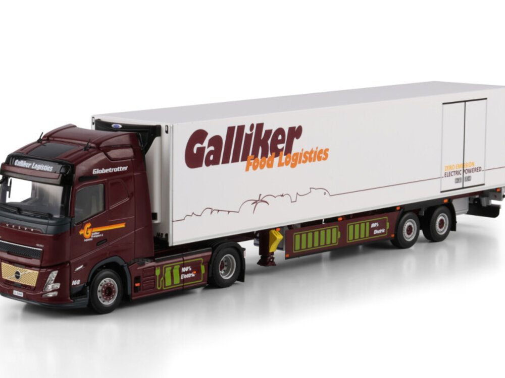 WSI WSI Volvo FH aero Globetrotter electric met 2-as koeloplegger GALLIKER