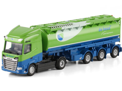 WSI WSI DAF XF SH 4X2 with 3-axle animalfeed bulk trailer  DE HEUS VOEDERS / Scale 1:87