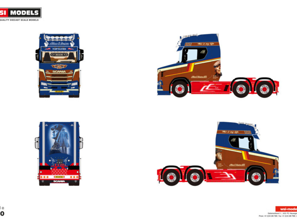 WSI WSI Scania S Vlastuin Torpedo 6x2 ALLAN & JESPER