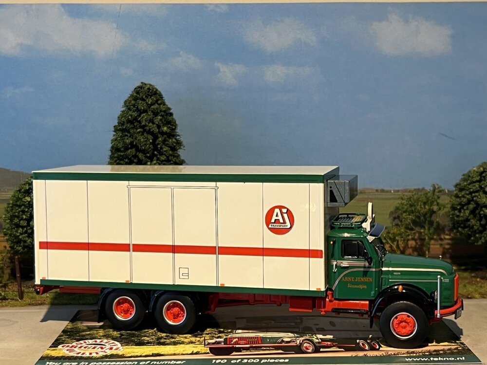 Tekno Tekno Volvo N88 6x2 rigid truck ARNE JENSEN