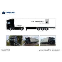Cavallino Volvo FH5 Globetrotter with 3-axle reefer trailer J.W. VERPLOEG