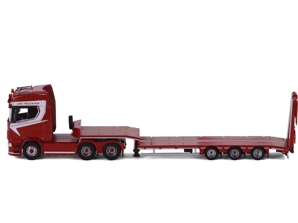 Cavallino Cavallino Scania S Highline 6x2 met 3-as semi dieplader J26 TRUCKING