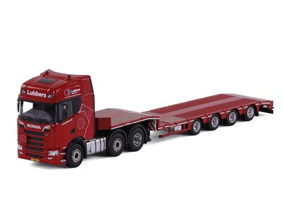 Cavallino Cavallino Scania S Highline 6x2 met 4-as semi dieplader LUBBERS LOGISTICS GROUP