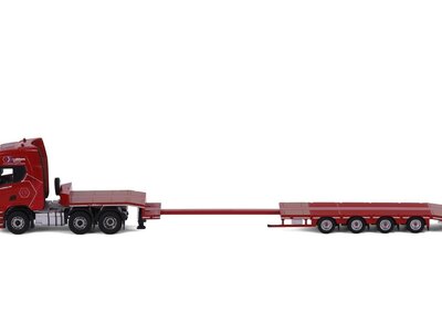 Cavallino Cavallino Scania S-Highline 6x2 with 4-axle semi-lowloader LUBBERS LOGISTICS GROUP