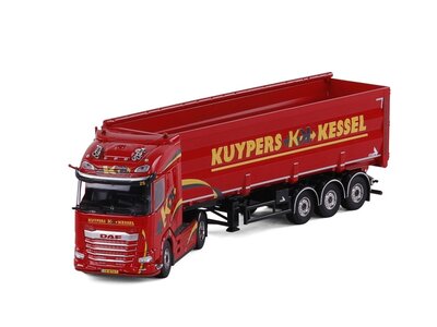 Cavallino Cavallino DAF XG with 3-axle tipper trailer KUYPERS KESSEL