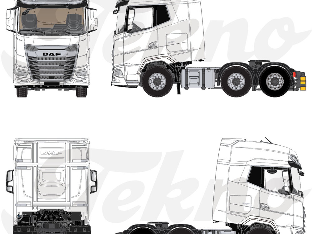 Tekno Tekno DAF XG+ 6x2 TB