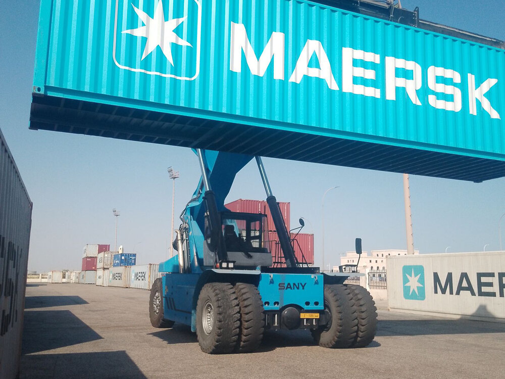 Tekno Tekno Losse 40ft container MAERSK