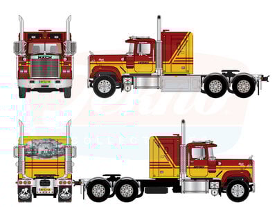 Tekno Tekno Mack Superliner RW II 6x2 ANTONIS VERHUUR