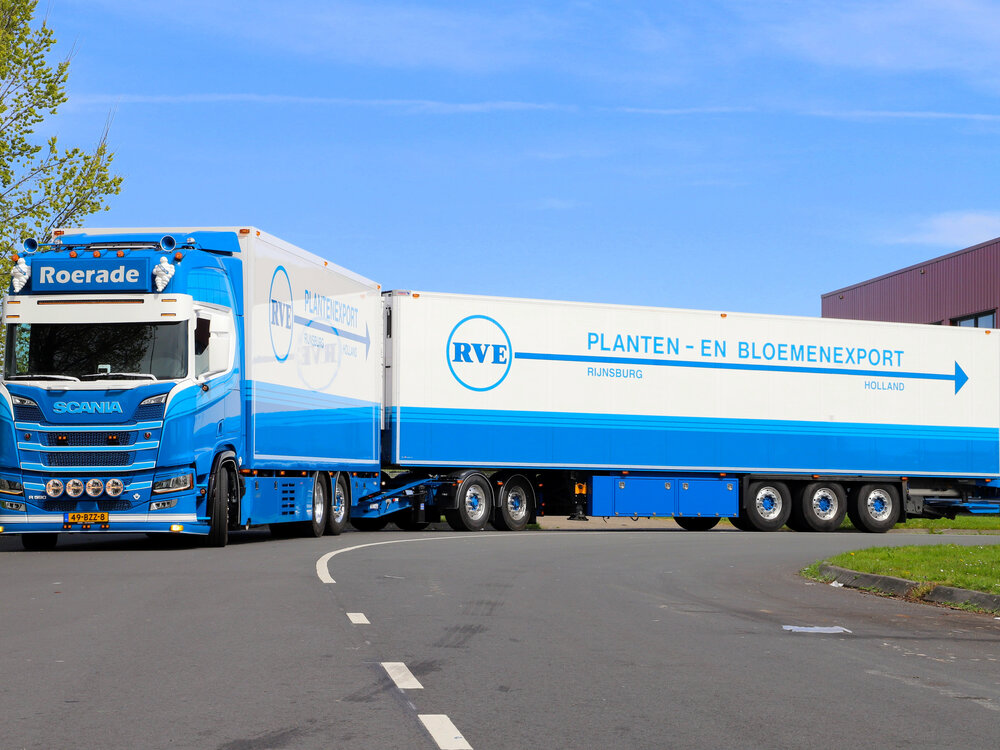 Tekno Tekno Scania NGR LZV combination ROERADE / RVE Planten en Bloemen export