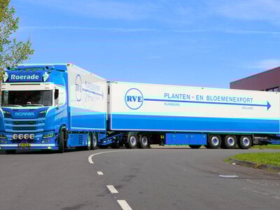 Tekno Tekno Scania NGR LZV combination ROERADE / RVE Planten en Bloemen export