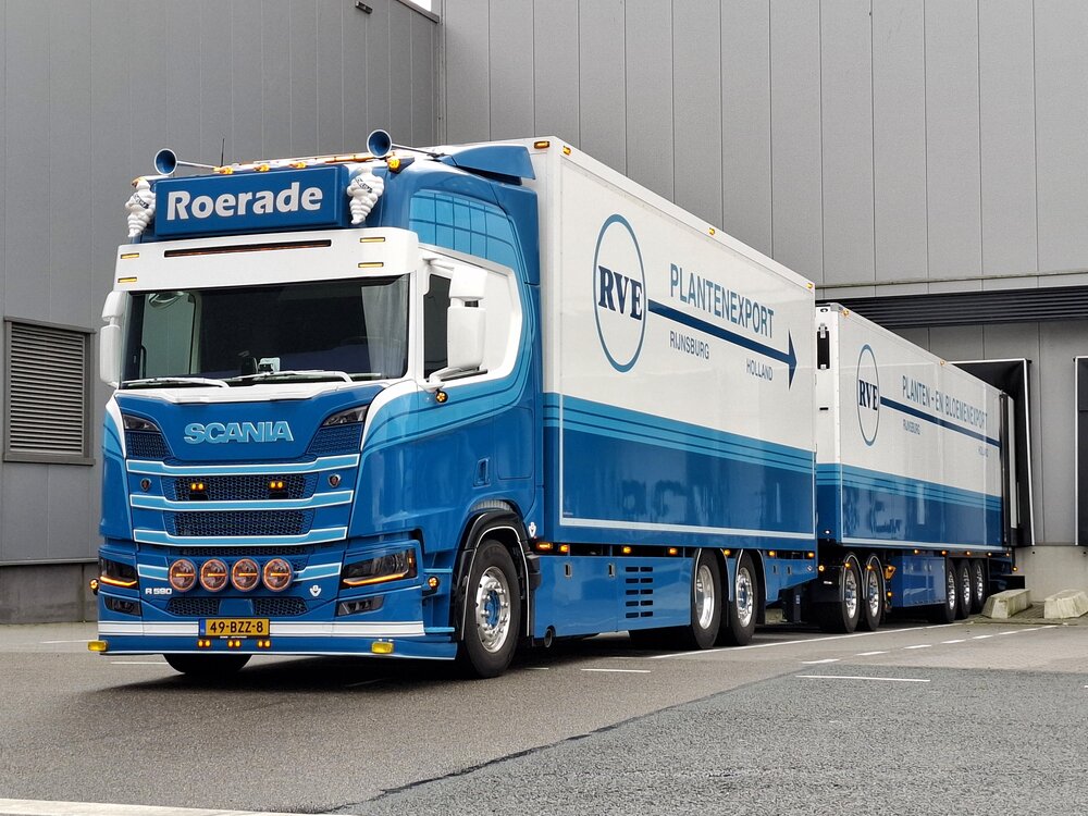 Tekno Tekno Scania NGR LZV combination ROERADE / RVE Planten en Bloemen export