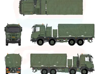 Tekno Tekno Scania Gryphus 8x8 MILITARY