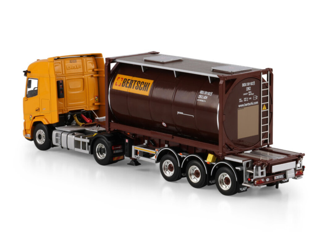 WSI WSI DAF XF SH 4x2 with 3-axle 30ft container trailer + 20ft container  BERTSCHI