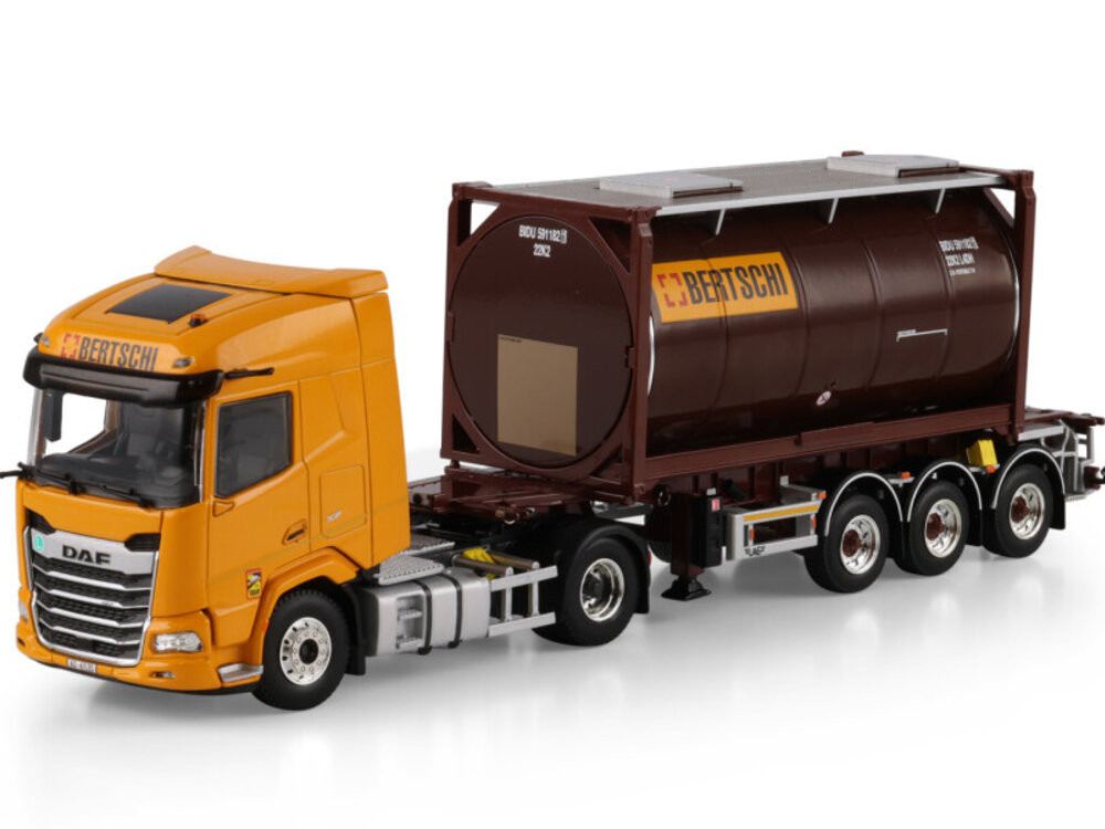 WSI WSI DAF XF SH 4x2 with 3-axle 30ft container trailer + 20ft container  BERTSCHI