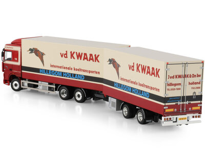 WSI WSI DAF 95XF space cab 6x2 rigid reefertruck with 2-axle reefertrailer VAN DER KWAAK