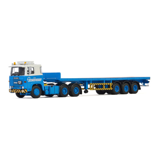 WSI WSI Scania 1 series 6x4 flat bed trailer - 3 axle Econofreight