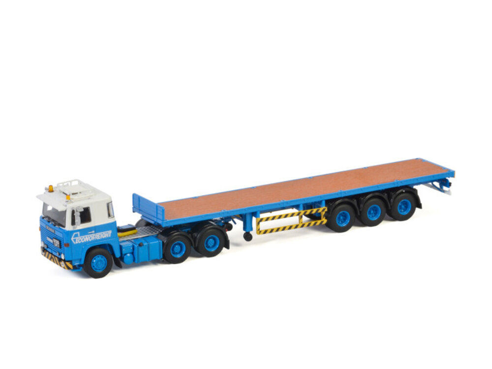 WSI WSI Scania 1 series 6x4 flat bed trailer - 3 axle Econofreight