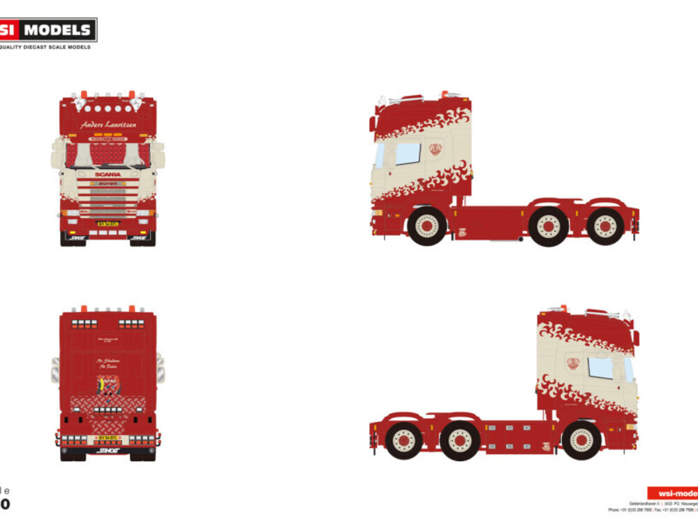 WSI WSI Scania 4-serie Topline 6x2 ANDERS LAURITZEN