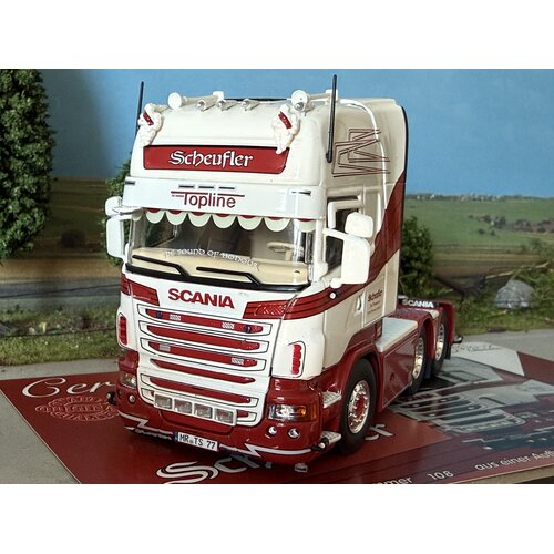 Tekno Tekno Scana R-serie Topline 6x2 sleepas truck SCHEUFLER